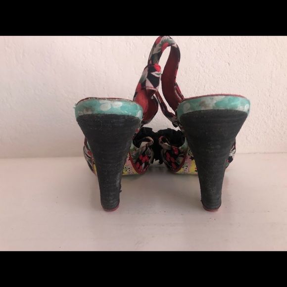 Irregular choice strawberry wedge sandals - Picture 3 of 5